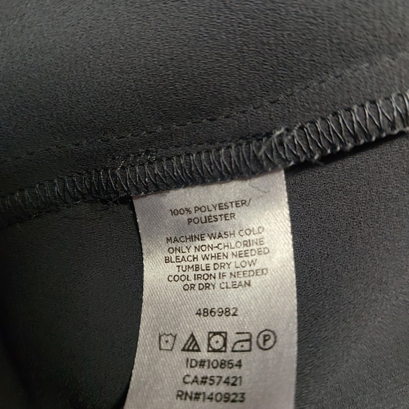 LOFT Charcoal Button-Up Blouse - Picture 5 of 5